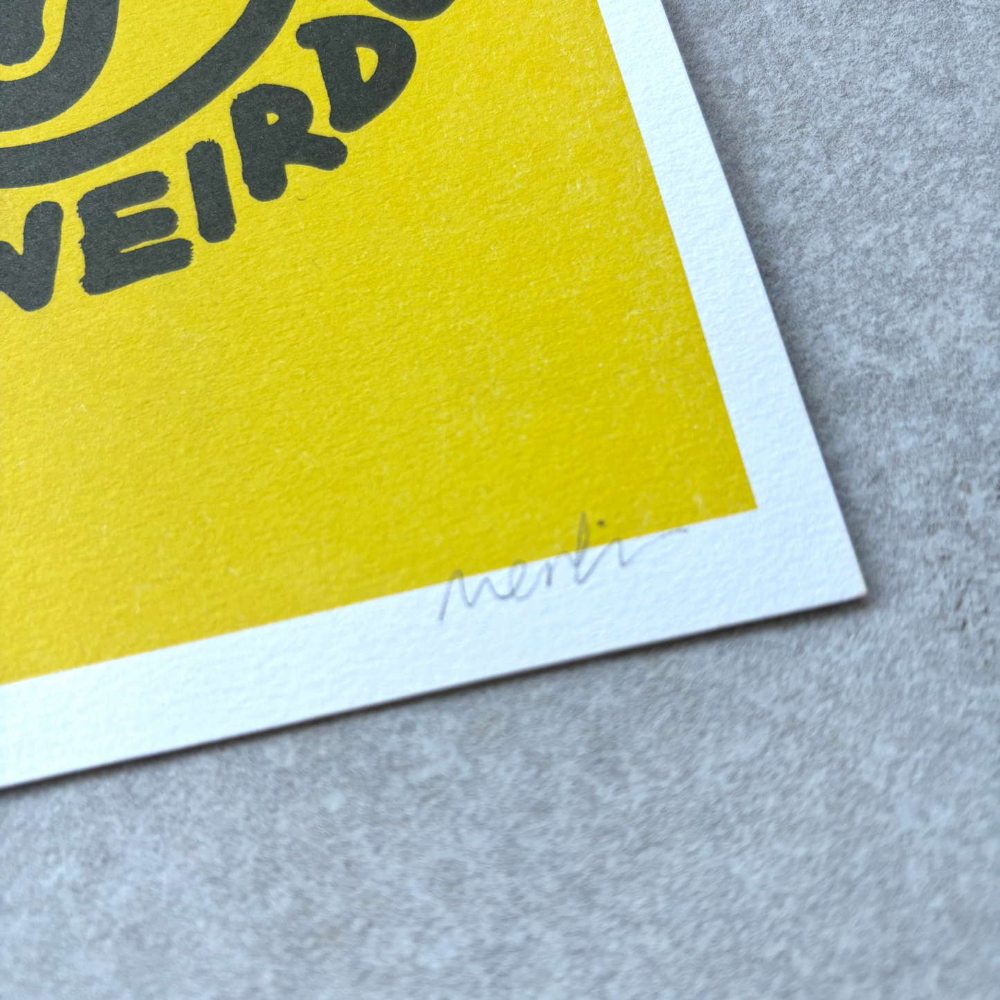 Love + Weirdos A5 Riso Print