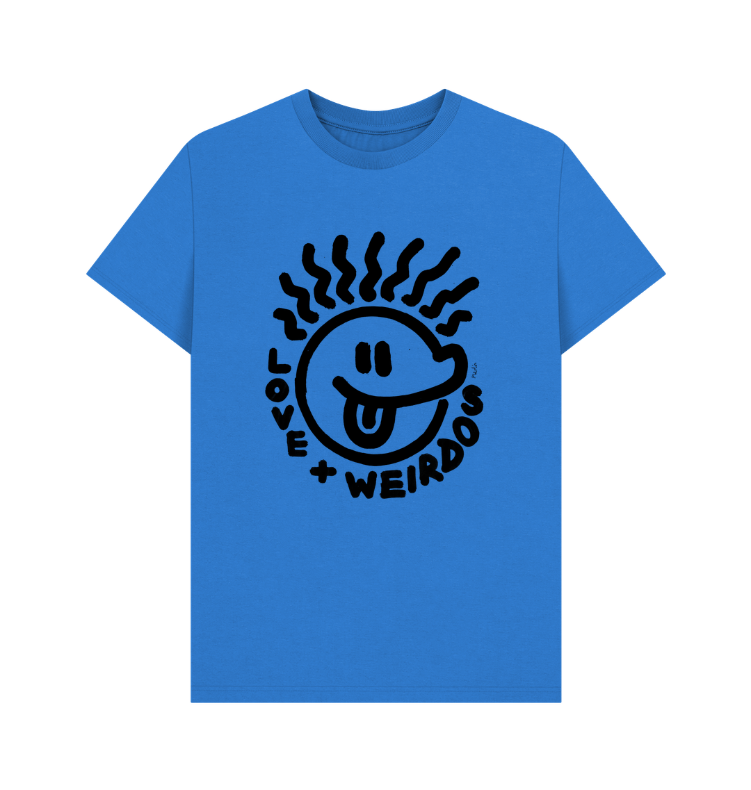 Bright Blue Printed T-shirt