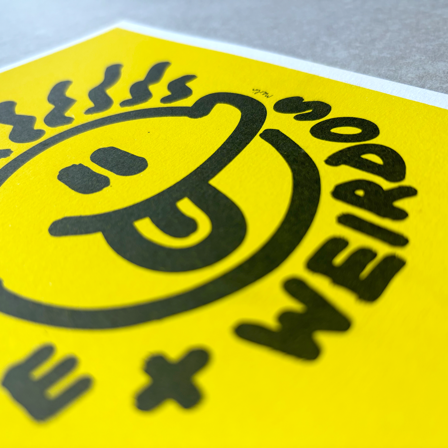 Love + Weirdos A5 Riso Print