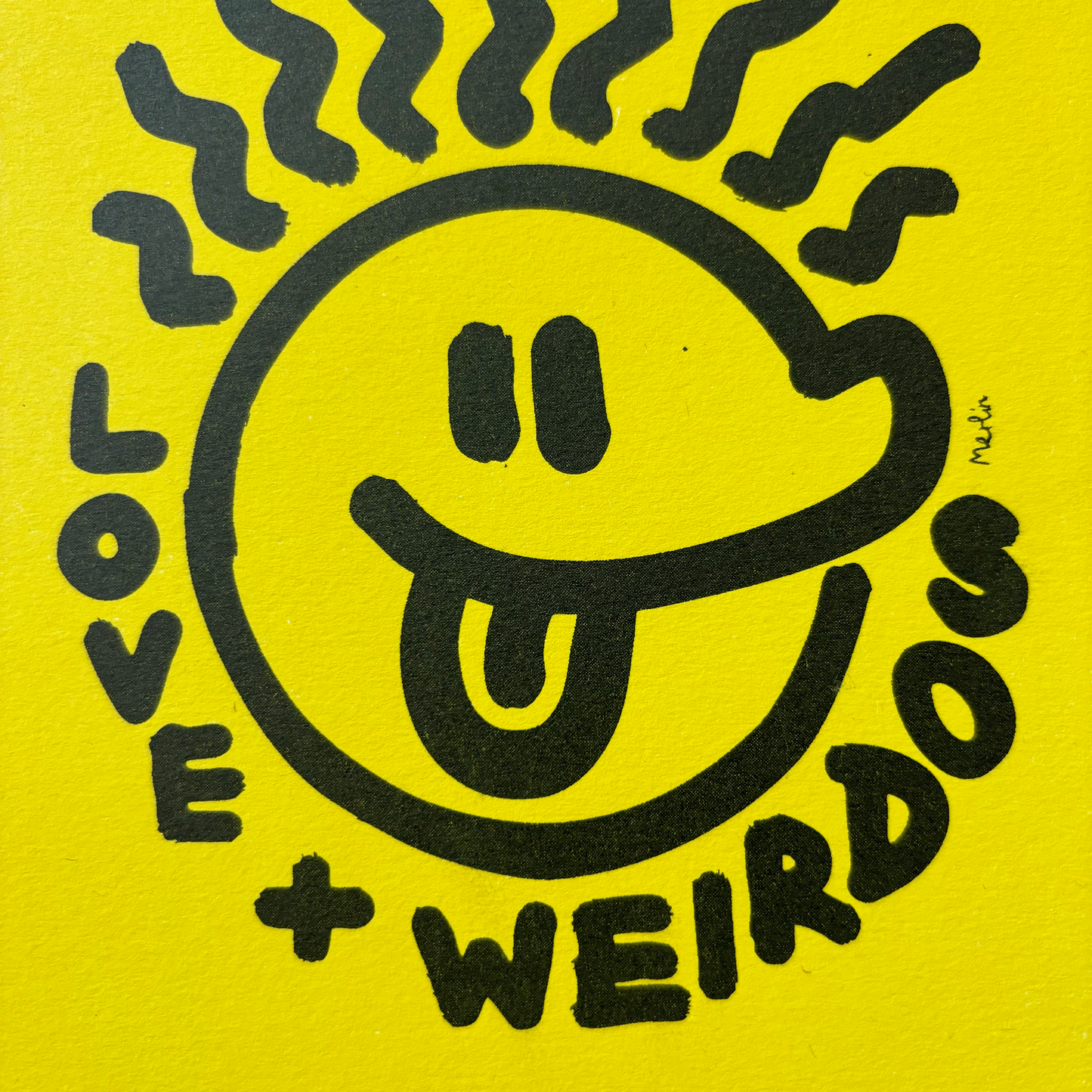 Love + Weirdos A5 Riso Print